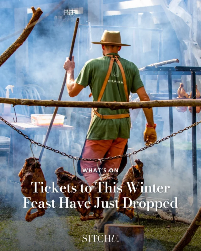 Need something to look forward to in the calendar? This winter feast is serving fire-cooked food, locally-sourced brews and a jazz quartet — all in the heart of the Australian bush. ⁠
⁠
It's the perfect day trip from Sydney (or excuse for a weekend away!) so don't sleep on tickets! Head to the link in our bio for menu details.
