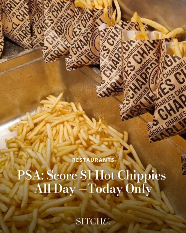 It's National Hot Chip Day and to celebrate, everyone's favourite chargrill chicken chain is serving up $1 hot chips, all day!⁠
⁠
Better yet, you could score the chance to win free chips for a whole year. Link in bio for all the details 🍟