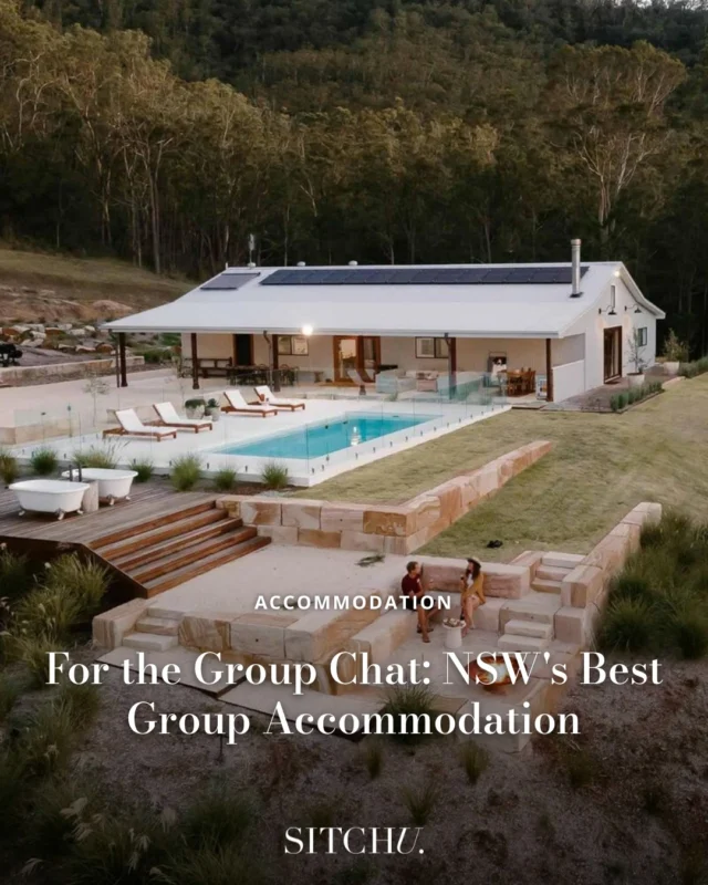 Pool? Check! Fire pit? Check! These stays don't just have enough beds; they've got all the extras, too. 🔥⁠
⁠
Head to the link in our bio for our favourite stays in NSW for hosting 8+. 👩‍👩‍👦‍👦