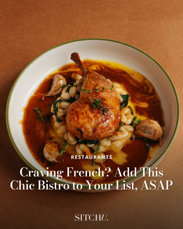 Swoon over scallop boudin with spinach and caviar, or confit chicken that melts in your mouth. And to finish? A traditional tarte tatin with crème fraîche — c'est bon!⁠
⁠
This is the only place to be this Bastille Day. Link in bio for all the delicious details 🤤